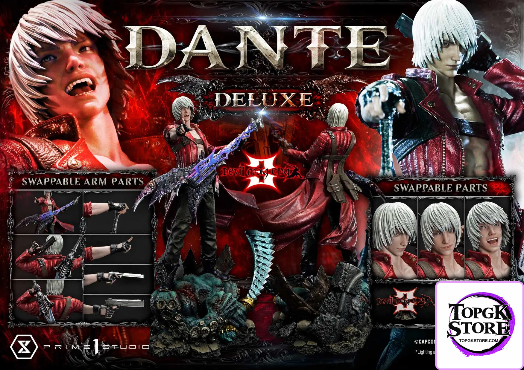 Prime 1 Studio – Ultimate Premium Masterline Devil May Cry 3 Dante UPMDMC3-01 UPMDMC3-01DX UPMDMC3-01DXS (Licensed) - P