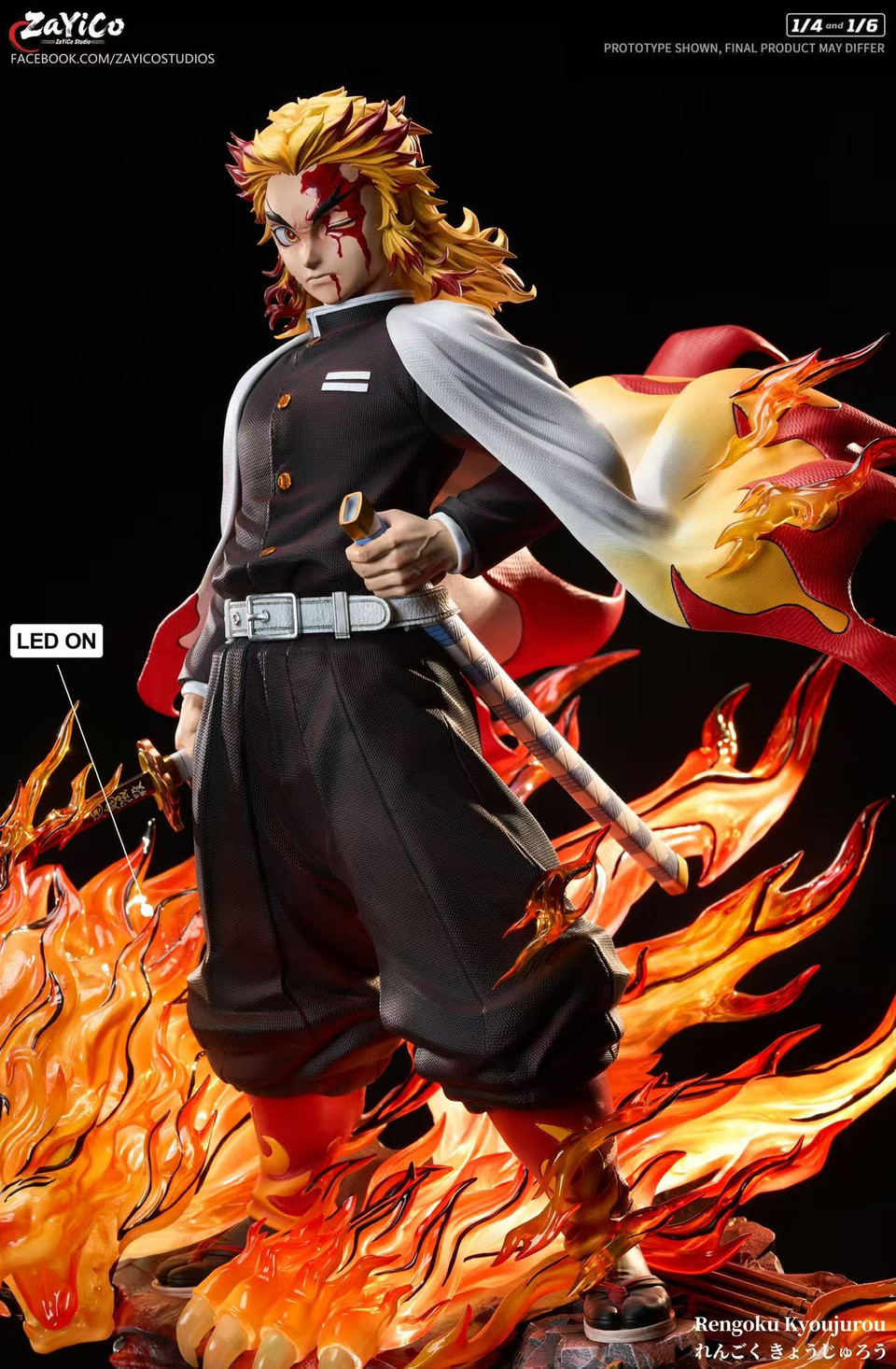 Zayico Studio - Flame Hashira Kyojuro Rengoku Demon Slayer