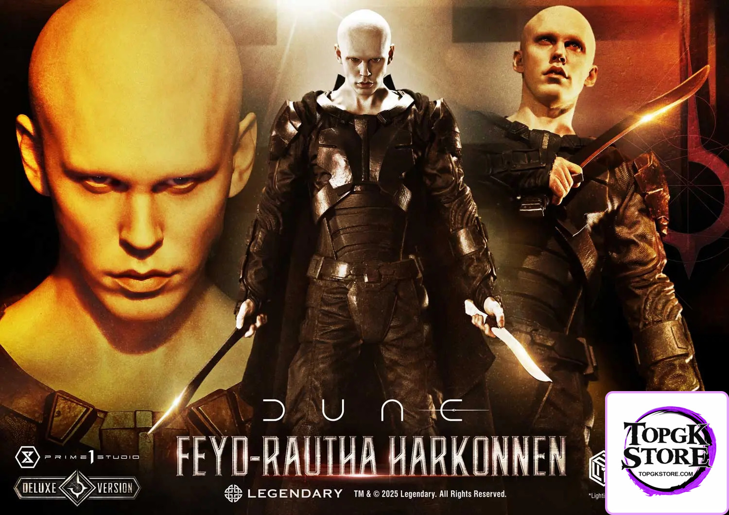 Prime 1 Studio – Dune: Part Two (Film) Feyd-Rautha Harkonnen REMDUNE2-02 REMDUNE2-02DX REMDUNE2-02DXS (Licensed) - Phot