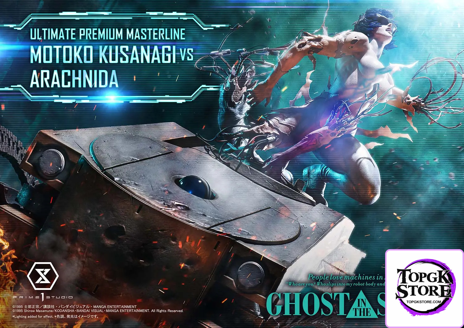 Prime 1 Studio – Ghost in the Shell Motoko Kusanagi VS Arachnida (Licensed) UPMGITS-02 UPMGITS-02S UPMGITS-03 - Photo 4