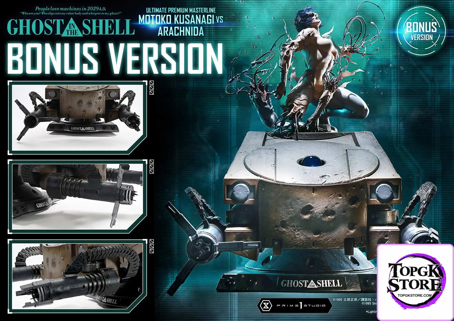 Prime 1 Studio – Ghost in the Shell Motoko Kusanagi VS Arachnida (Licensed) UPMGITS-02 UPMGITS-02S UPMGITS-03 - Photo 3