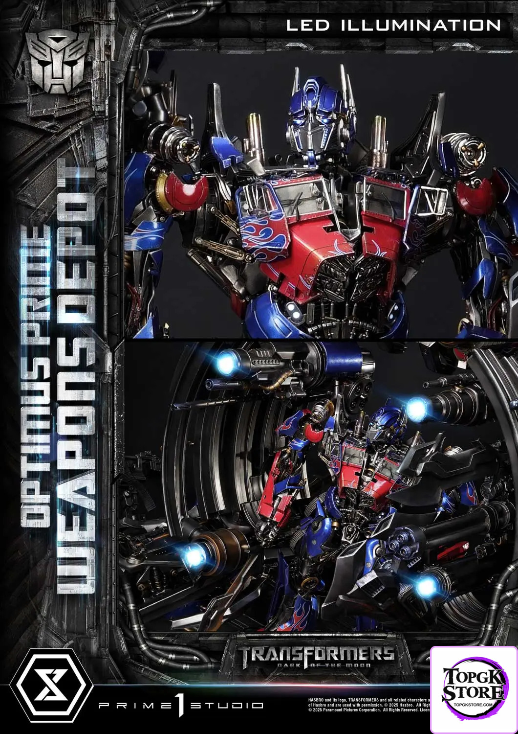 Prime 1 Studio – Museum Masterline Transformers: Dark of the Moon (Film) Optimus Prime Weapons Depot MMTFM-38 MMTFM-38S