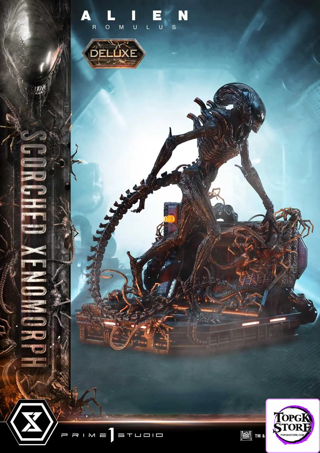 Prime 1 Studio – Museum Masterline XL Alien: Romulus Scorched Xenomorph MMXLAL-02 MMXLAL-02DX MMXLAL-02DXS (Licensed) -