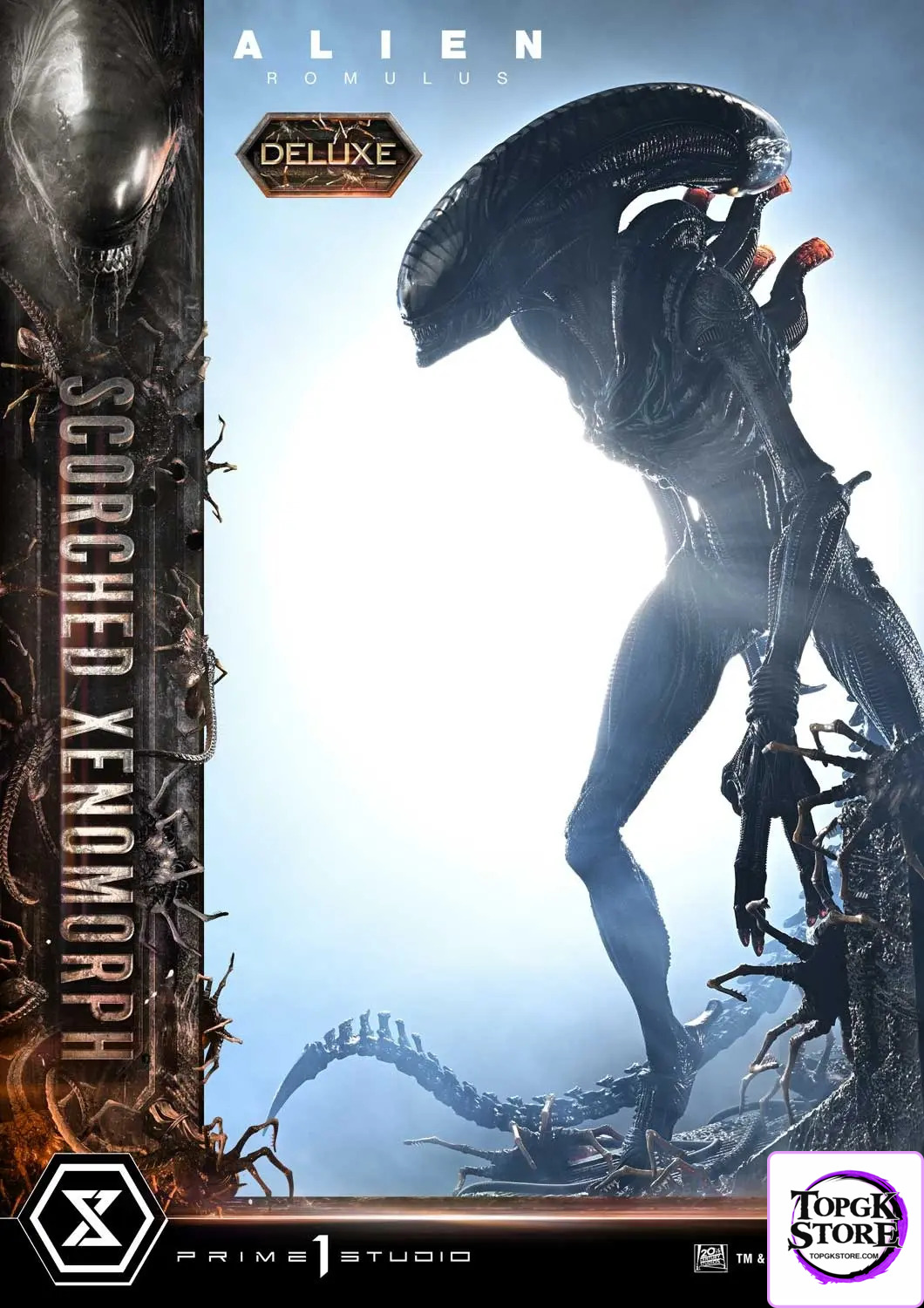 Prime 1 Studio – Museum Masterline XL Alien: Romulus Scorched Xenomorph MMXLAL-02 MMXLAL-02DX MMXLAL-02DXS (Licensed) -