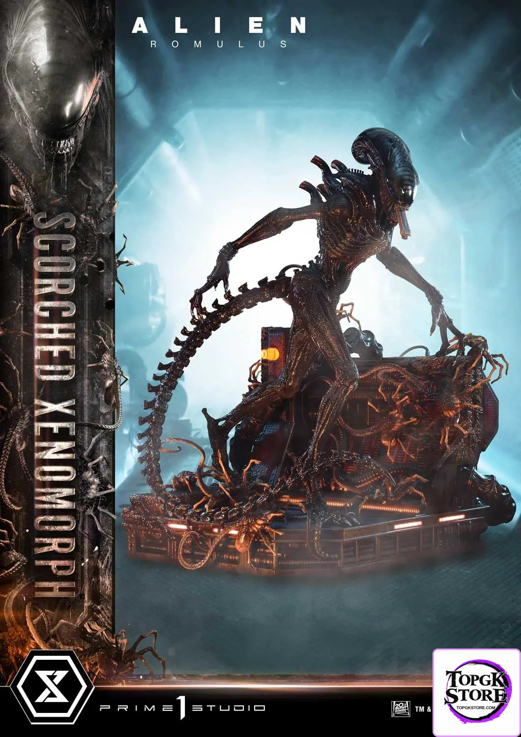 Prime 1 Studio – Museum Masterline XL Alien: Romulus Scorched Xenomorph MMXLAL-02 MMXLAL-02DX MMXLAL-02DXS (Licensed) -