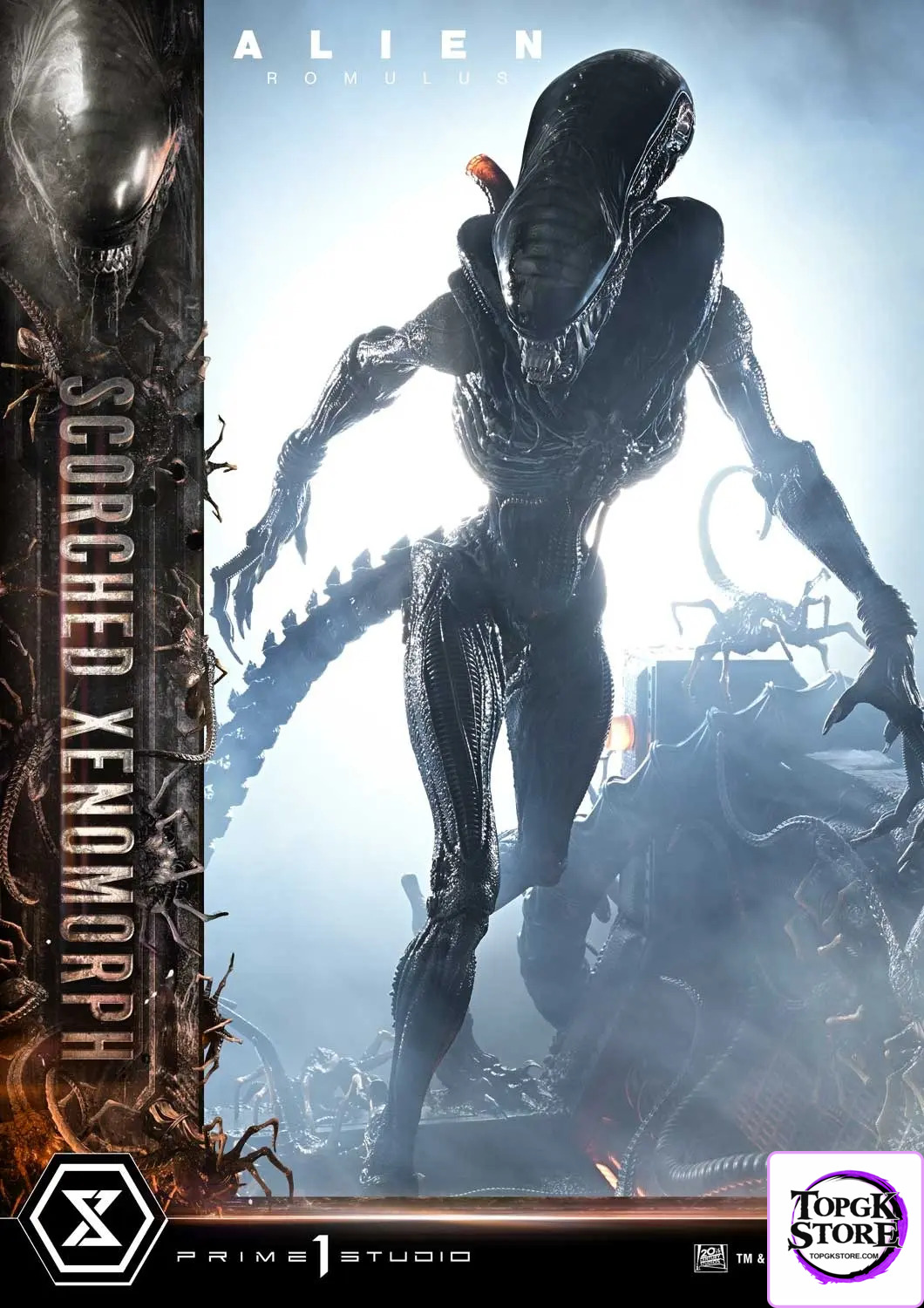 Prime 1 Studio – Museum Masterline XL Alien: Romulus Scorched Xenomorph MMXLAL-02 MMXLAL-02DX MMXLAL-02DXS (Licensed) -