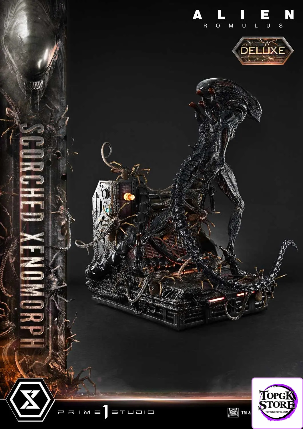 Prime 1 Studio – Museum Masterline XL Alien: Romulus Scorched Xenomorph MMXLAL-02 MMXLAL-02DX MMXLAL-02DXS (Licensed) -