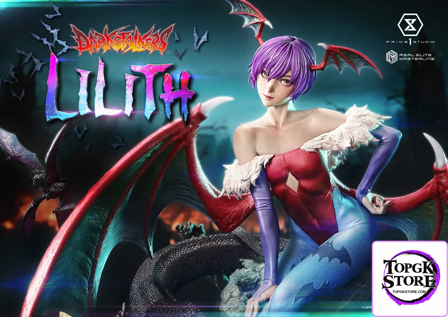 Prime 1 Studio – Real Elite Masterline Darkstalkers Lilith REMDKS-02 REMDKS-02S (Licensed) - Photo 3 | TopGKStore