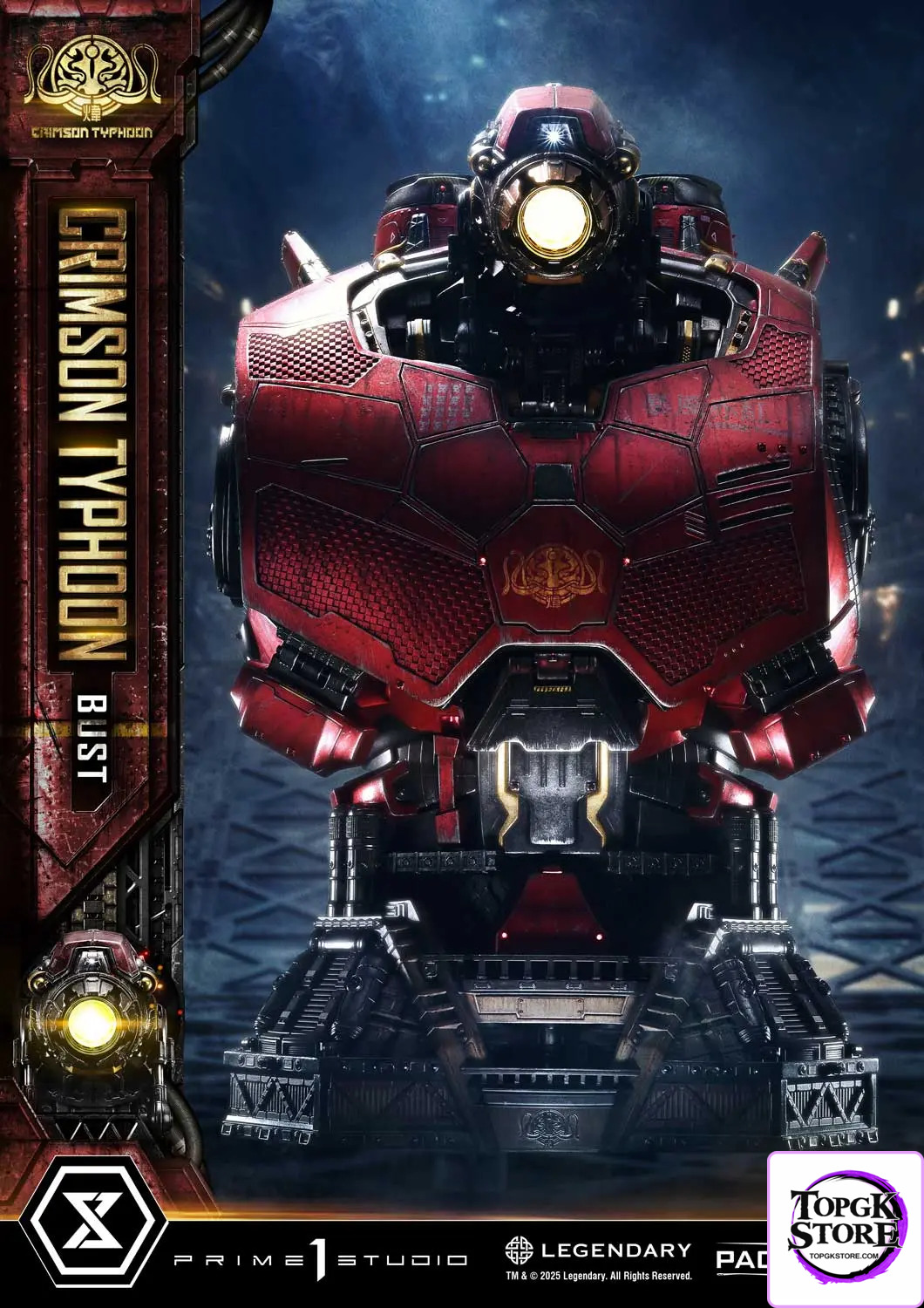 Prime 1 Studio – Life Size Bust Pacific Rim (Film) Crimson Typhoon LSPACRIM-03 LSPACRIM-03DX (Licensed) - Photo 1 | Top