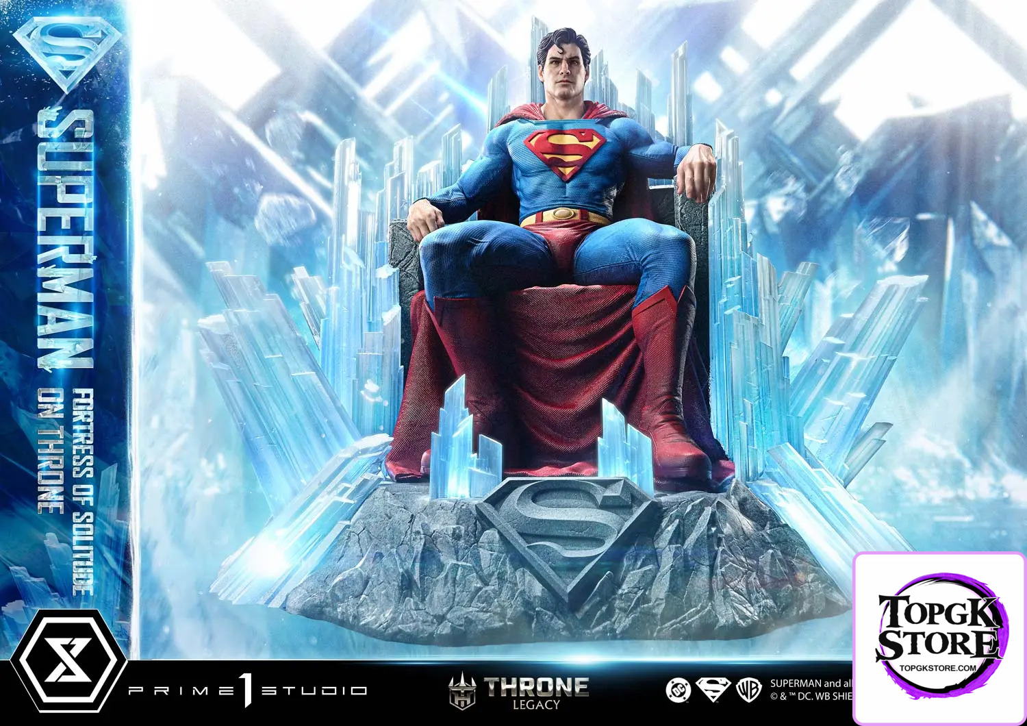 Prime 1 Studio – Superman (Comics) Superman Fortress of Solitude on Throne (Design by Gabriele Dell’Otto) TLCDC-0