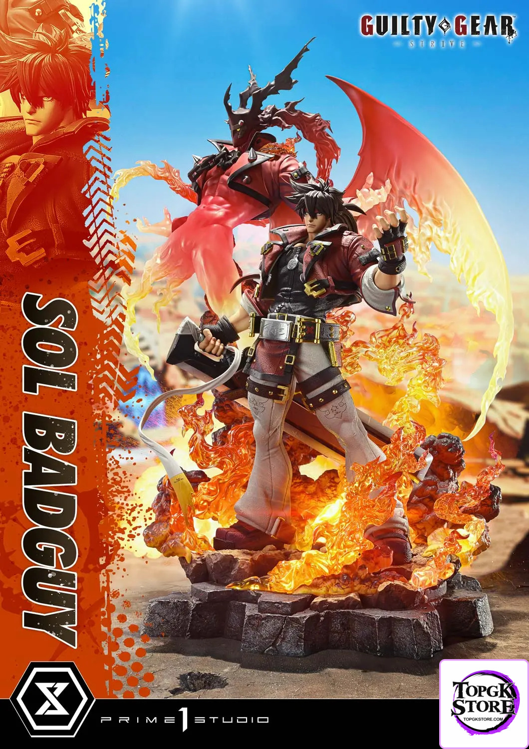 Prime 1 Studio – GUILTY GEAR -STRIVE- Sol Badguy UPMGG-03 UPMGG-03S (Licensed) - Photo 1 | TopGKStore
