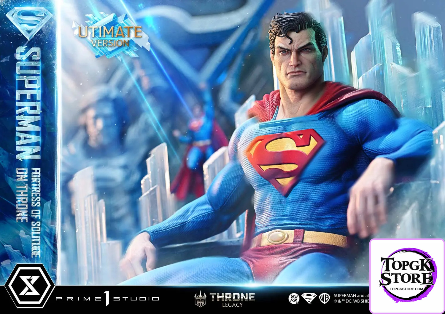 Prime 1 Studio – Superman (Comics) Superman Fortress of Solitude on Throne (Design by Gabriele Dell’Otto) TLCDC-0