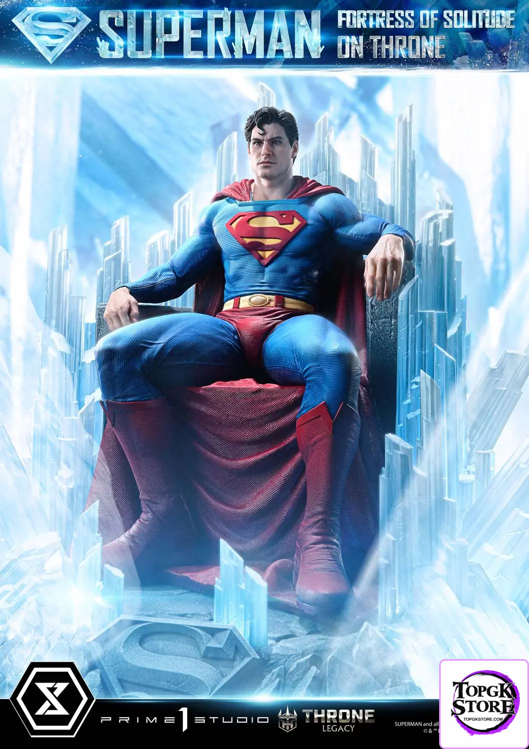 Prime 1 Studio – Superman (Comics) Superman Fortress of Solitude on Throne (Design by Gabriele Dell’Otto) TLCDC-0