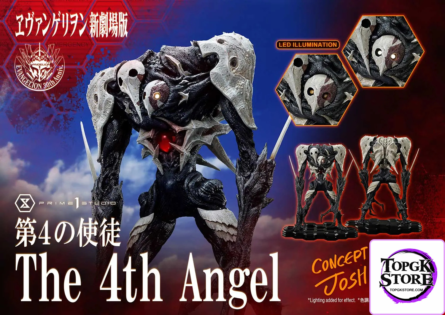 Prime 1 Studio – Ultimate Diorama Masterline Evangelion The 4th Angel (Concept By Josh Nizzi) UDMEVA-06 (Licensed) - Ph