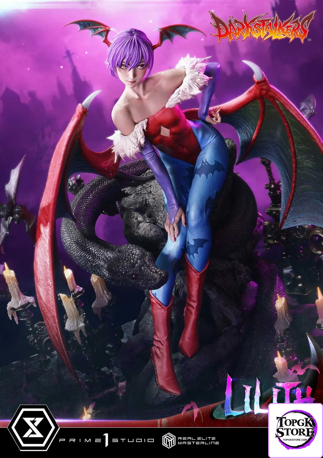 Prime 1 Studio – Real Elite Masterline Darkstalkers Lilith REMDKS-02 REMDKS-02S (Licensed) - Photo 6 | TopGKStore