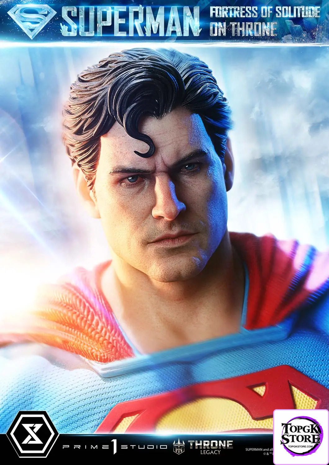 Prime 1 Studio – Superman (Comics) Superman Fortress of Solitude on Throne (Design by Gabriele Dell’Otto) TLCDC-0
