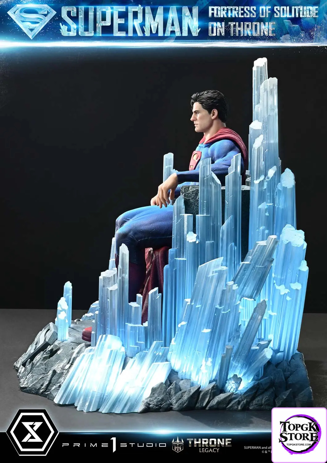 Prime 1 Studio – Superman (Comics) Superman Fortress of Solitude on Throne (Design by Gabriele Dell’Otto) TLCDC-0