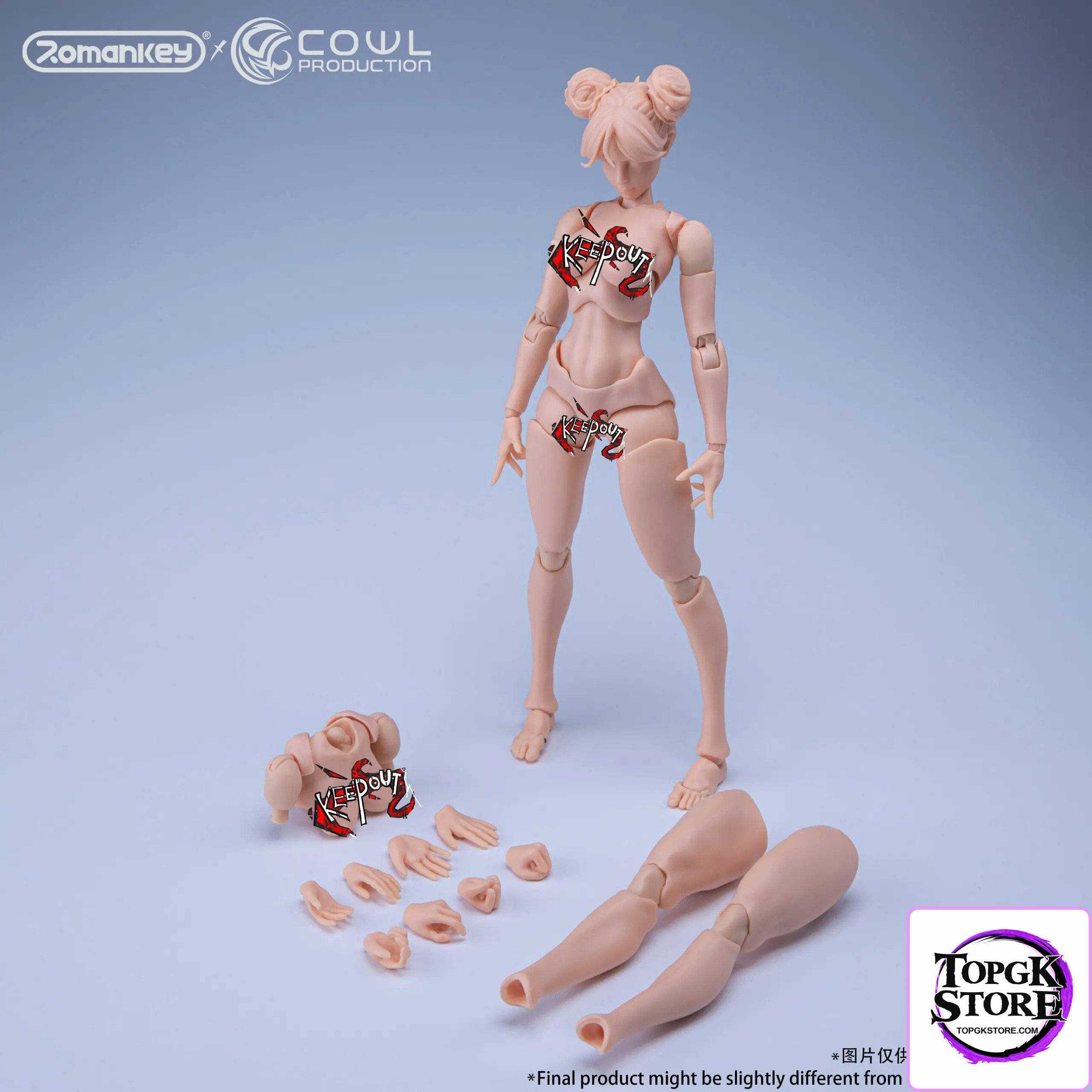 Romankey Studio – 1/12 Scale Highly Articulated Female Body Reissue (Licensed) - Photo 11 | TopGKStore