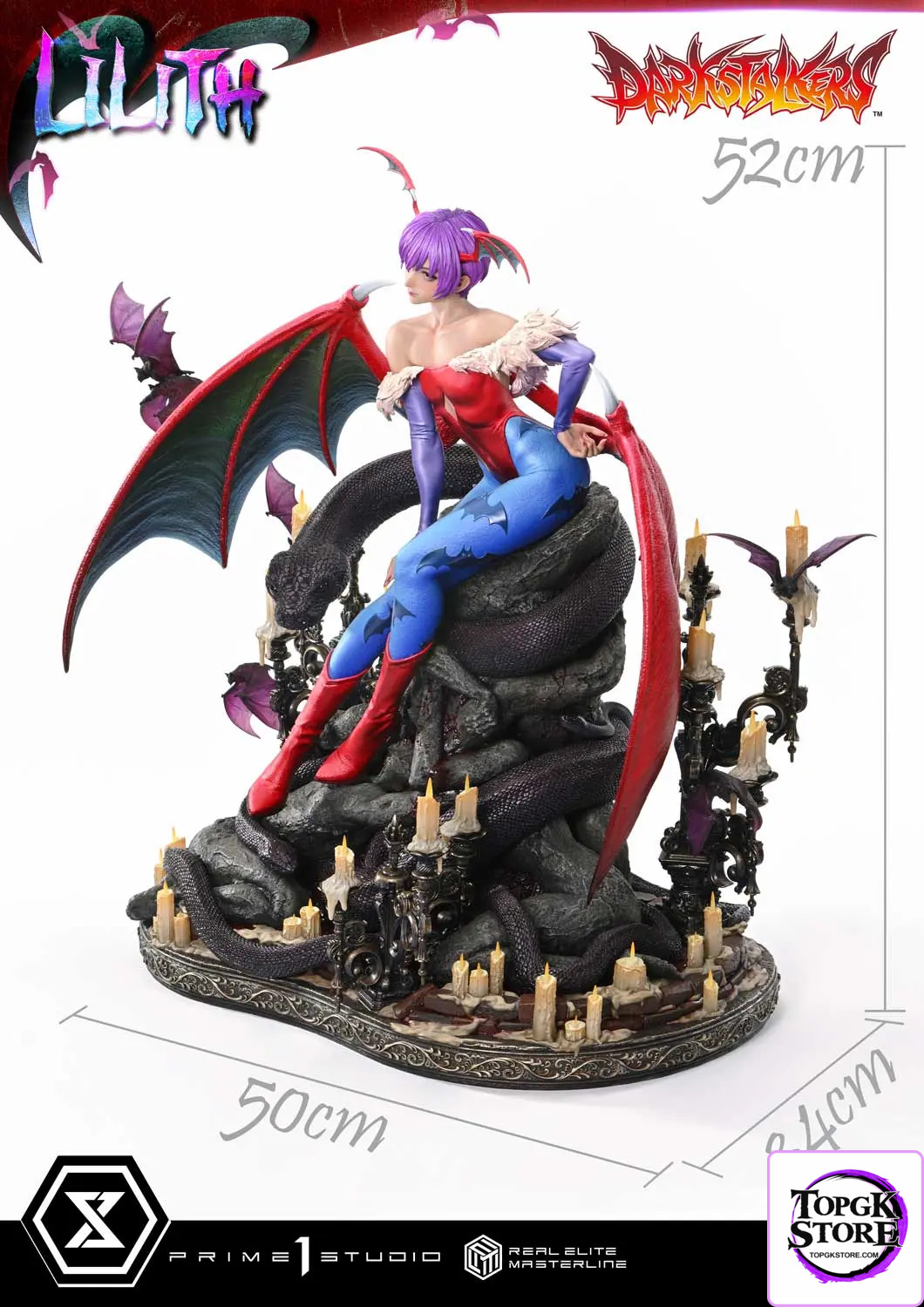 Prime 1 Studio – Real Elite Masterline Darkstalkers Lilith REMDKS-02 REMDKS-02S (Licensed) - Photo 12 | TopGKStore