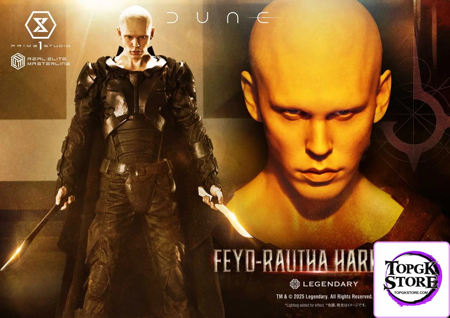 Prime 1 Studio – Dune: Part Two (Film) Feyd-Rautha Harkonnen REMDUNE2-02 REMDUNE2-02DX REMDUNE2-02DXS (Licensed) - Phot