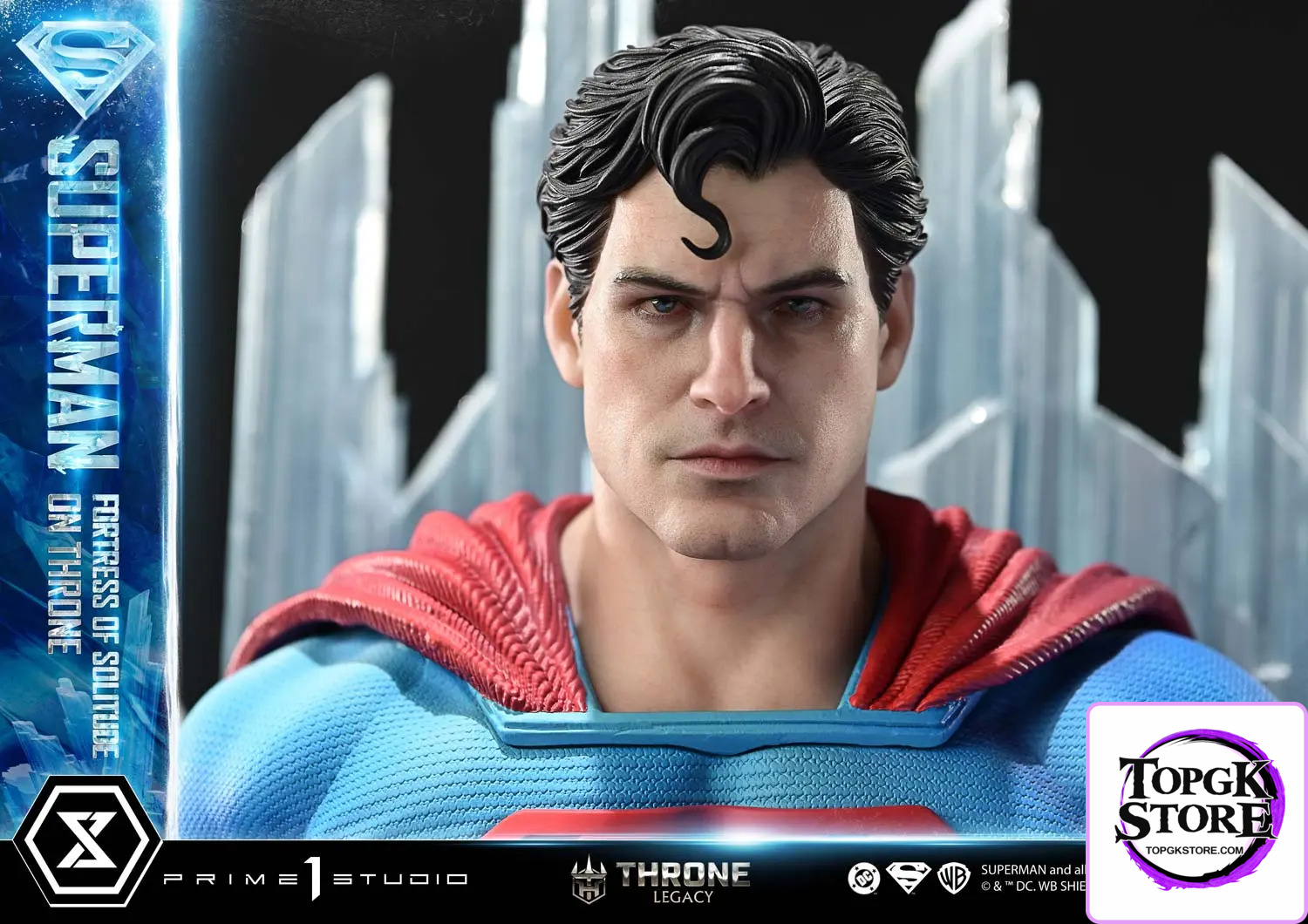 Prime 1 Studio – Superman (Comics) Superman Fortress of Solitude on Throne (Design by Gabriele Dell’Otto) TLCDC-0