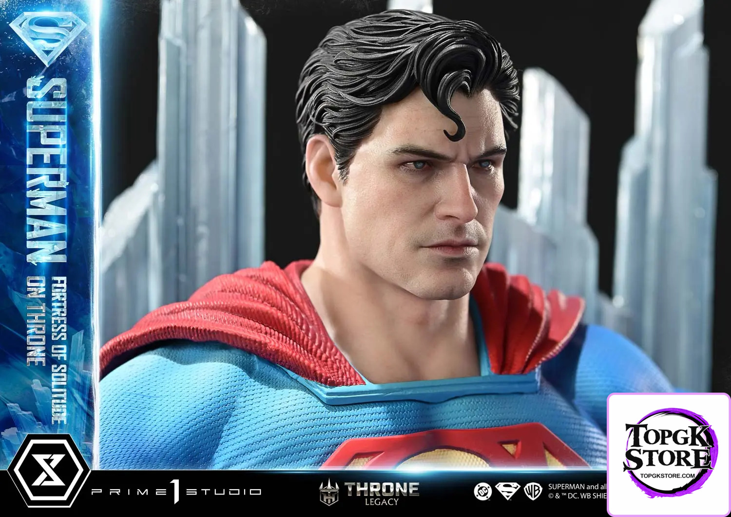Prime 1 Studio – Superman (Comics) Superman Fortress of Solitude on Throne (Design by Gabriele Dell’Otto) TLCDC-0