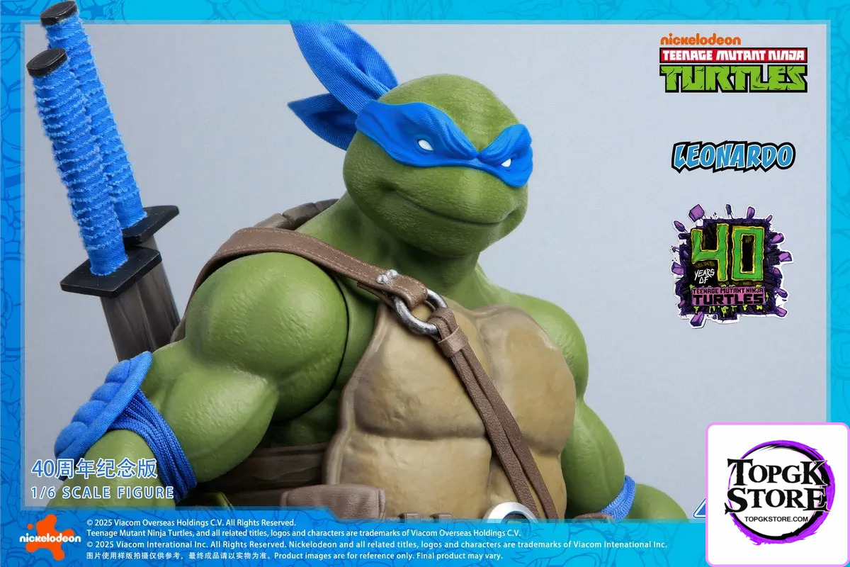 BIGFTOYS – BIGF-001 Leonardo 40th Anniversary Edition 1/6 Scale Action Figure (Licensed) - Photo 7 | TopGKStore