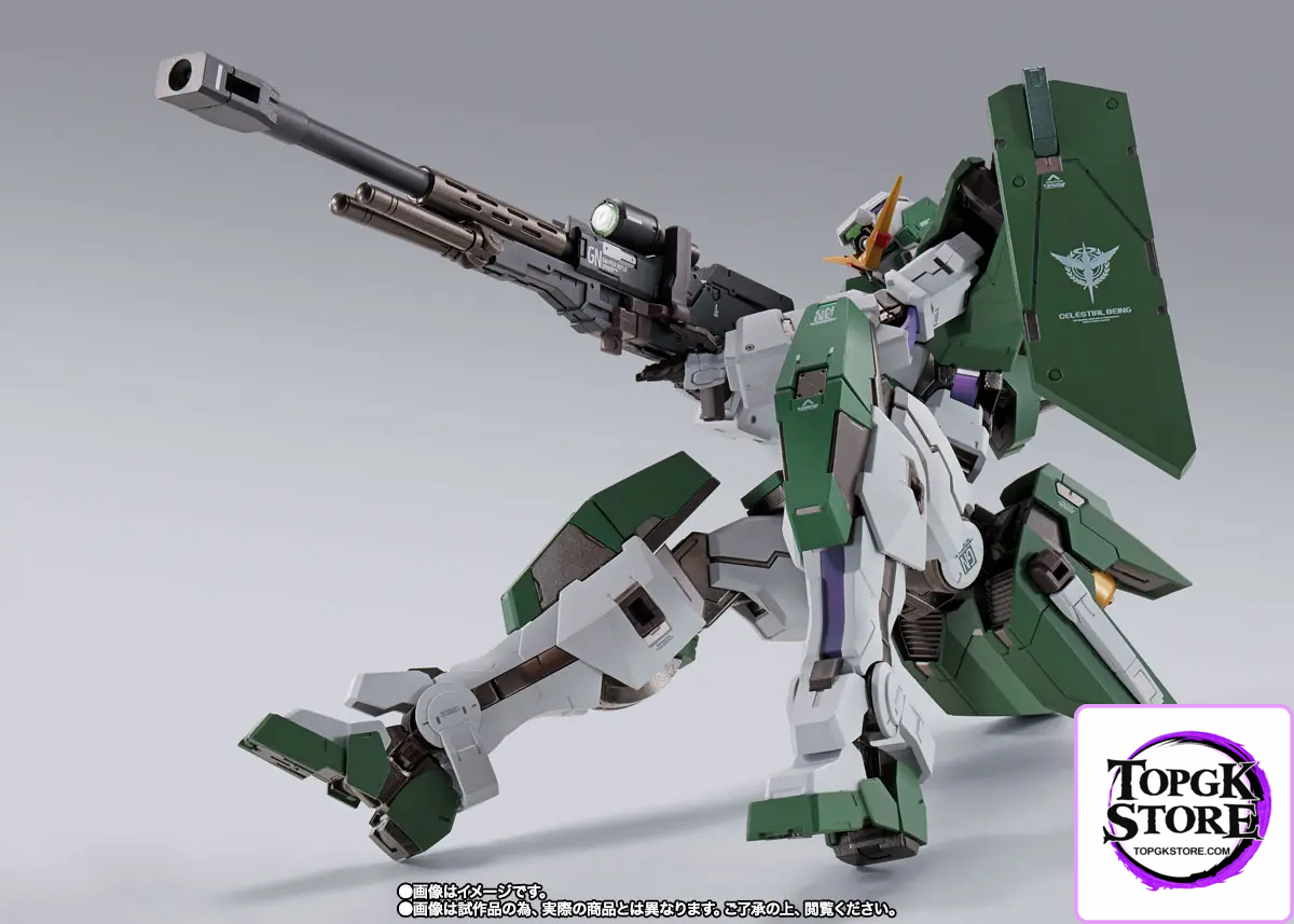 BANDAI SPIRITS – Mobile Suit Gundam 00: Revealed Chronicle GN-002 Gundam Dynames Gundam Devise Dynames Metal Build (Li