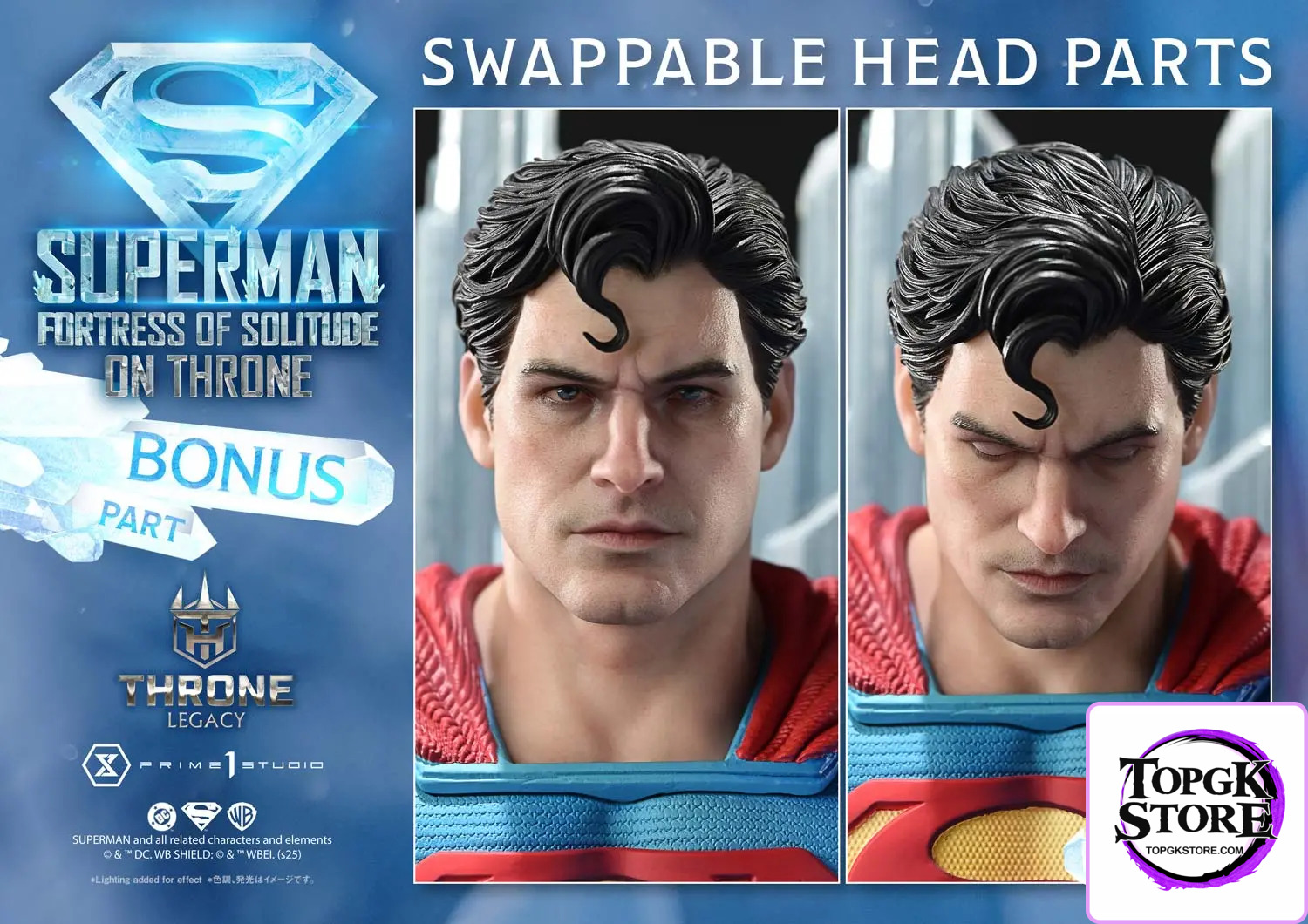 Prime 1 Studio – Superman (Comics) Superman Fortress of Solitude on Throne (Design by Gabriele Dell’Otto) TLCDC-0