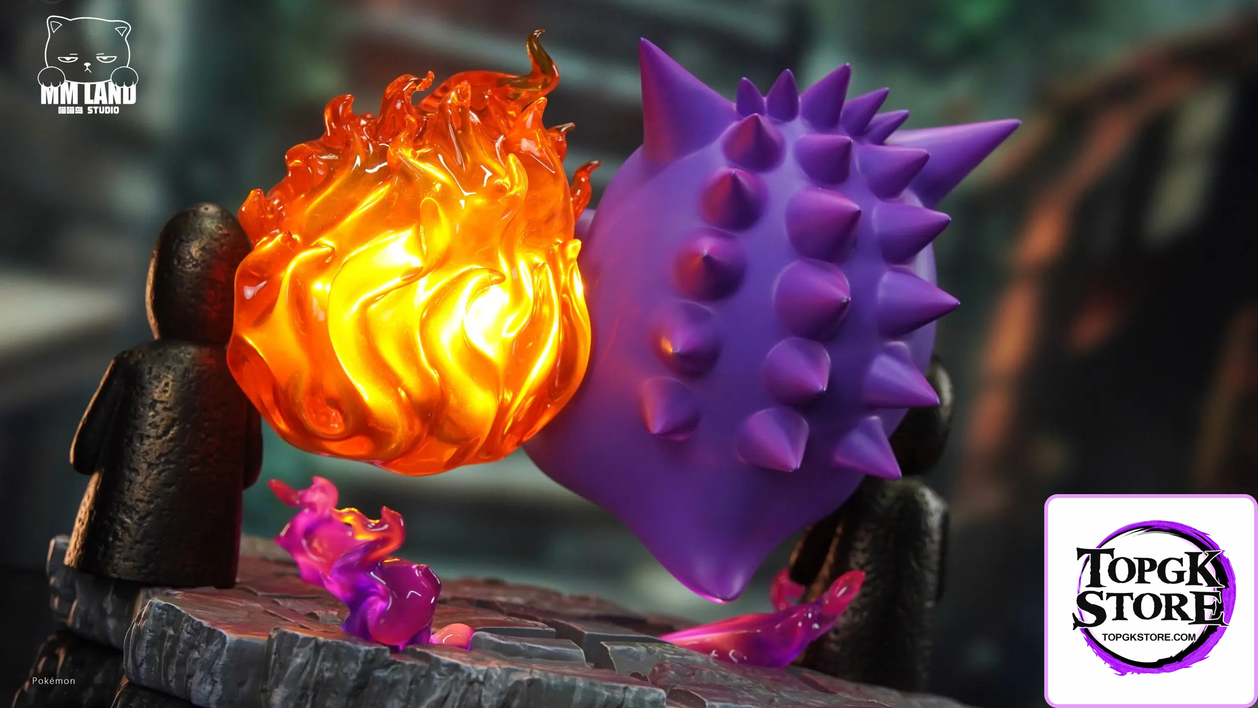 MMLAND Studio – Pokémon & Howl’s Moving Castle Gengar and Calcifer Linkage - Photo 4 | TopGKStore