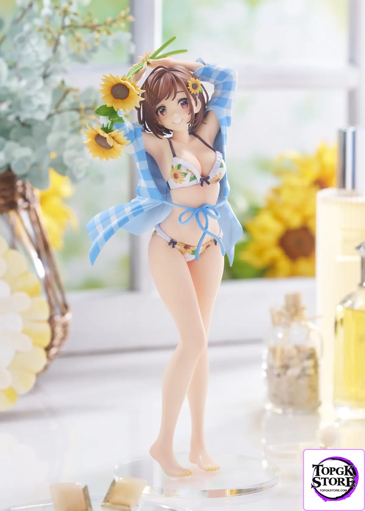 PLUM – Sunflower Girl Illustration by EnMorikura (Licensed) - Photo 3 | TopGKStore