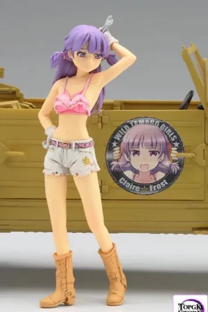 Hasegawa - 1/24 Car Model Wild Tamago Girls No.02 Pkw.K1 Kubelwagen 82 Claire Frost w/Figure (Licensed) - Photo 1 | TopGKStor