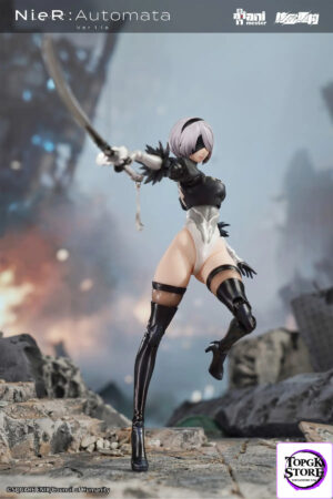 AniMester X Nuclear Gold Reconstruction – YoRHa No.2 Type B – 1/9 Scale Action Figure (Licensed) - Photo 2 | TopG