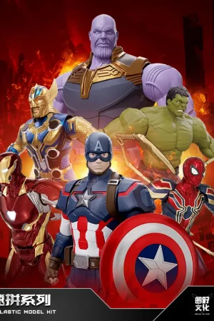 Fondjoy Studio – Marvel 1/12 Speed Build Series Iron Man Hulk Spider-Man Thanos Captain America Thor(Licensed) - Photo 