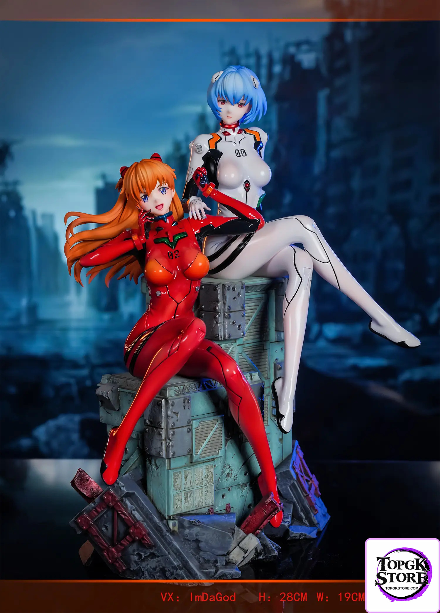 BQ Studio – Neon Genesis Evangelio Soryu Asuka Langley & Ayanami Rei - Photo 1 | TopGKStore