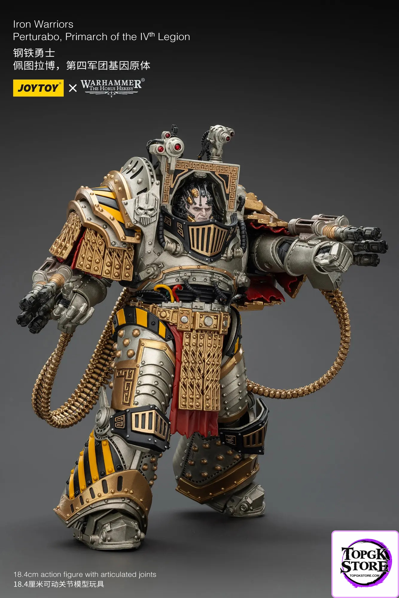 JOYTOY – Iron Warriors Perturabo, Primarch of the lVth Legion (Licensed) - Photo 7 | TopGKStore