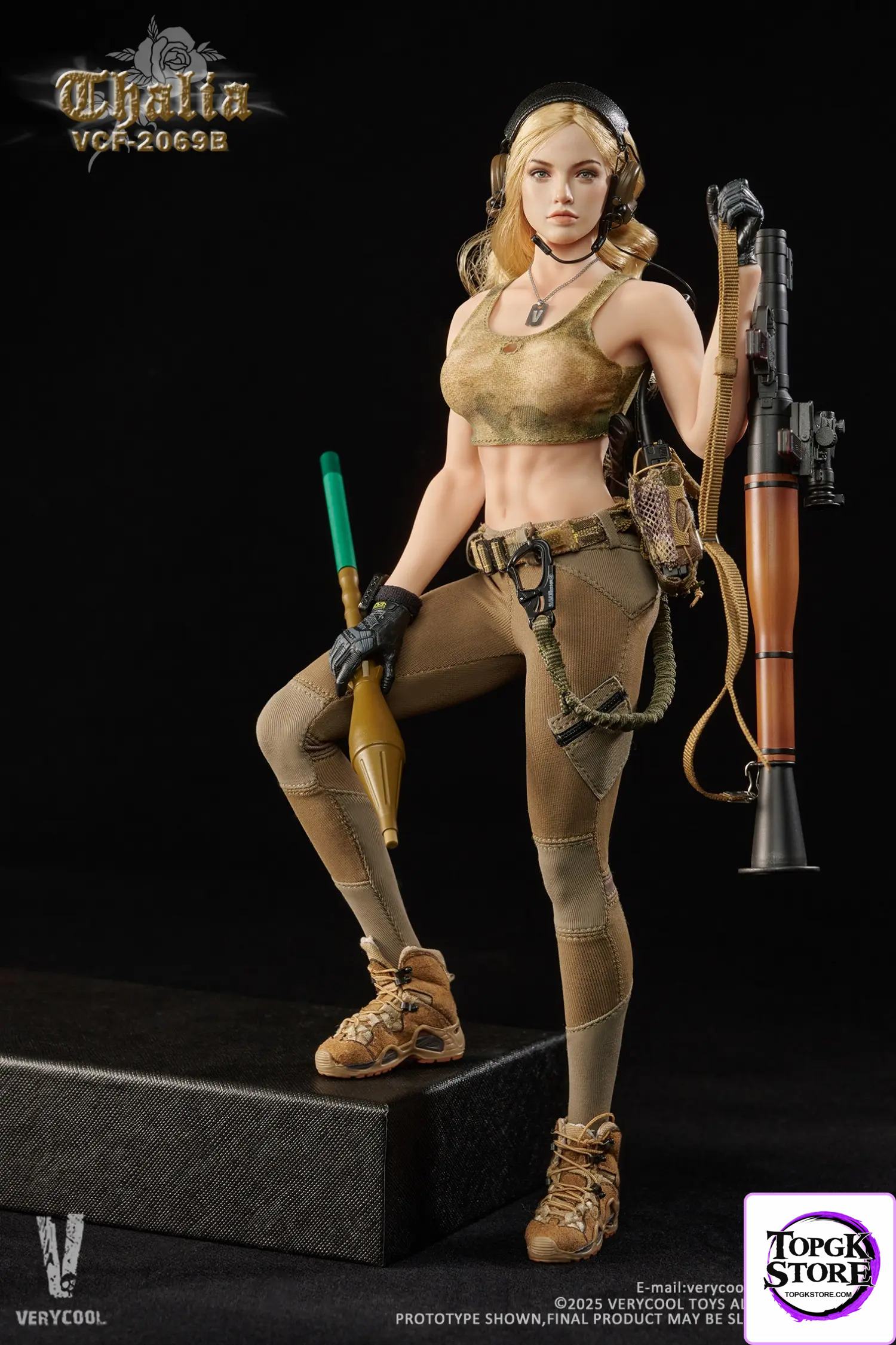 VERYCOOL – 1/6 Scale Action Figure VCF-2069 Desert female soldier -Thalia (Licensed) - Photo 10 | TopGKStore