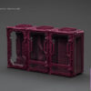 JOYTOY – Individual Soldier Hangar Display Case – Blazing Red & Stellar Purple & Abyssal Blue A B C (Lice