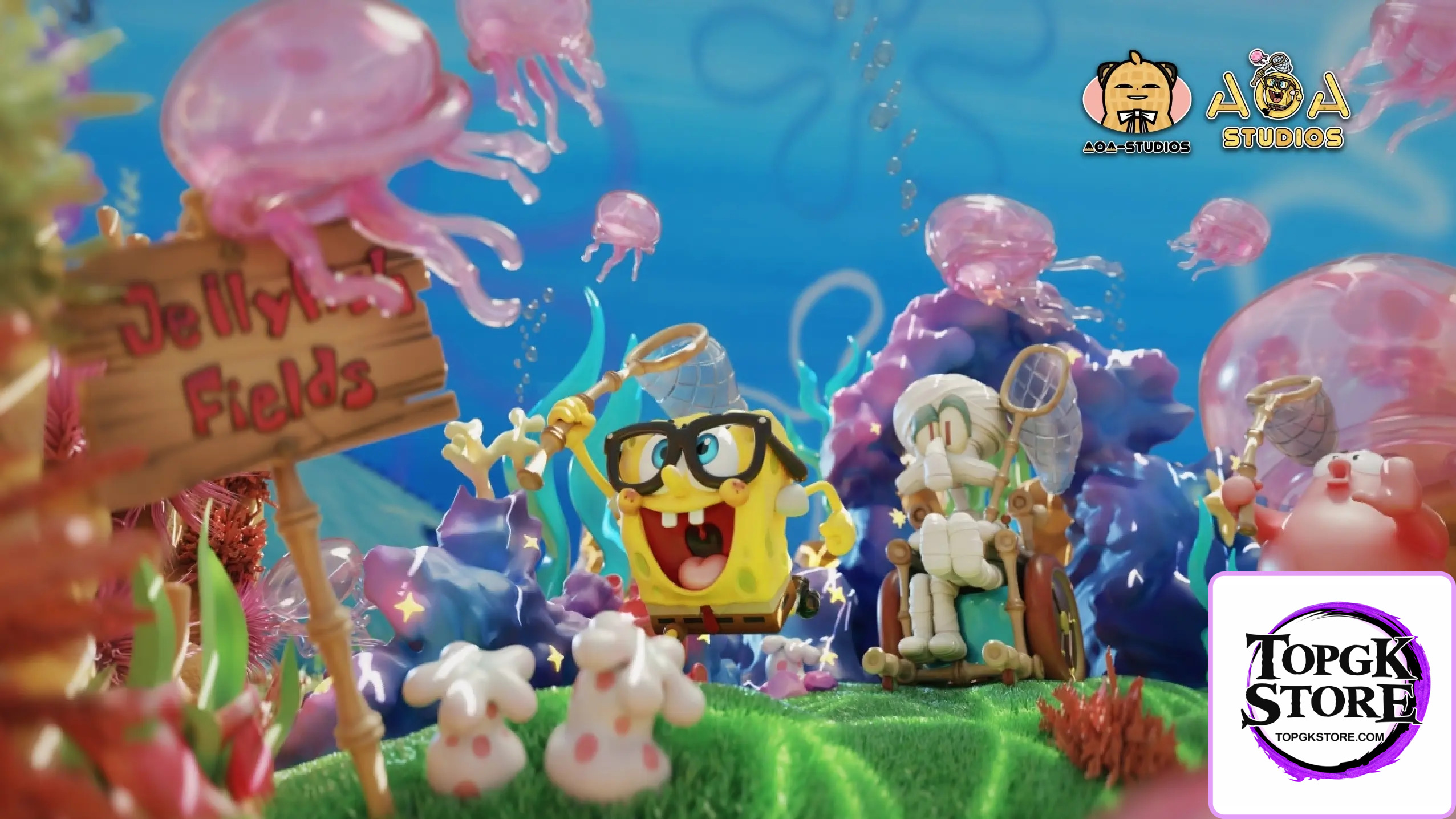 Aoa Studio – SpongeBob SquarePants Completion Plan #1 Jellyfish Field SpongeBob SquarePants - Photo 2 | TopGKStore