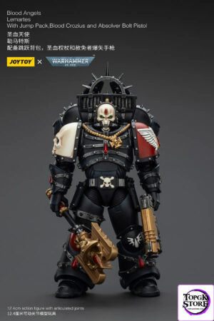 JOYTOY – Blood Angels Lemartes With Jump Pack,Blood Crozius and Absolver Bolt Pistol (Licensed) - Photo 2 | TopGKStore