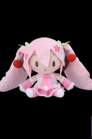 SEGA – Hatsune Miku Sakura Miku fufu EX Mini Plush Doll (Licensed) - Photo 1 | TopGKStore