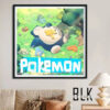 BLK Studio – Snorlax Friends Anime Decorative Picture/Refrigerator Magnet Pokémon - Photo 4 | TopGKStore