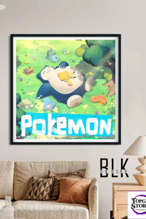 BLK Studio – Snorlax Friends Anime Decorative Picture/Refrigerator Magnet Pokémon - Photo 1 | TopGKStore