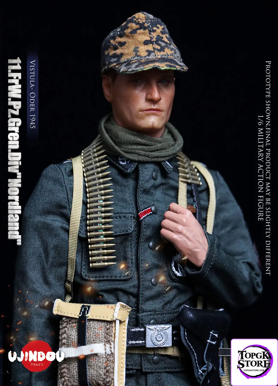 UJINDOU – 1/6 WWII 11. FrW. Pz. Gren. Div “Nordland”, Vistula – Oder 1945 UD9051 (Licensed) - Photo 4