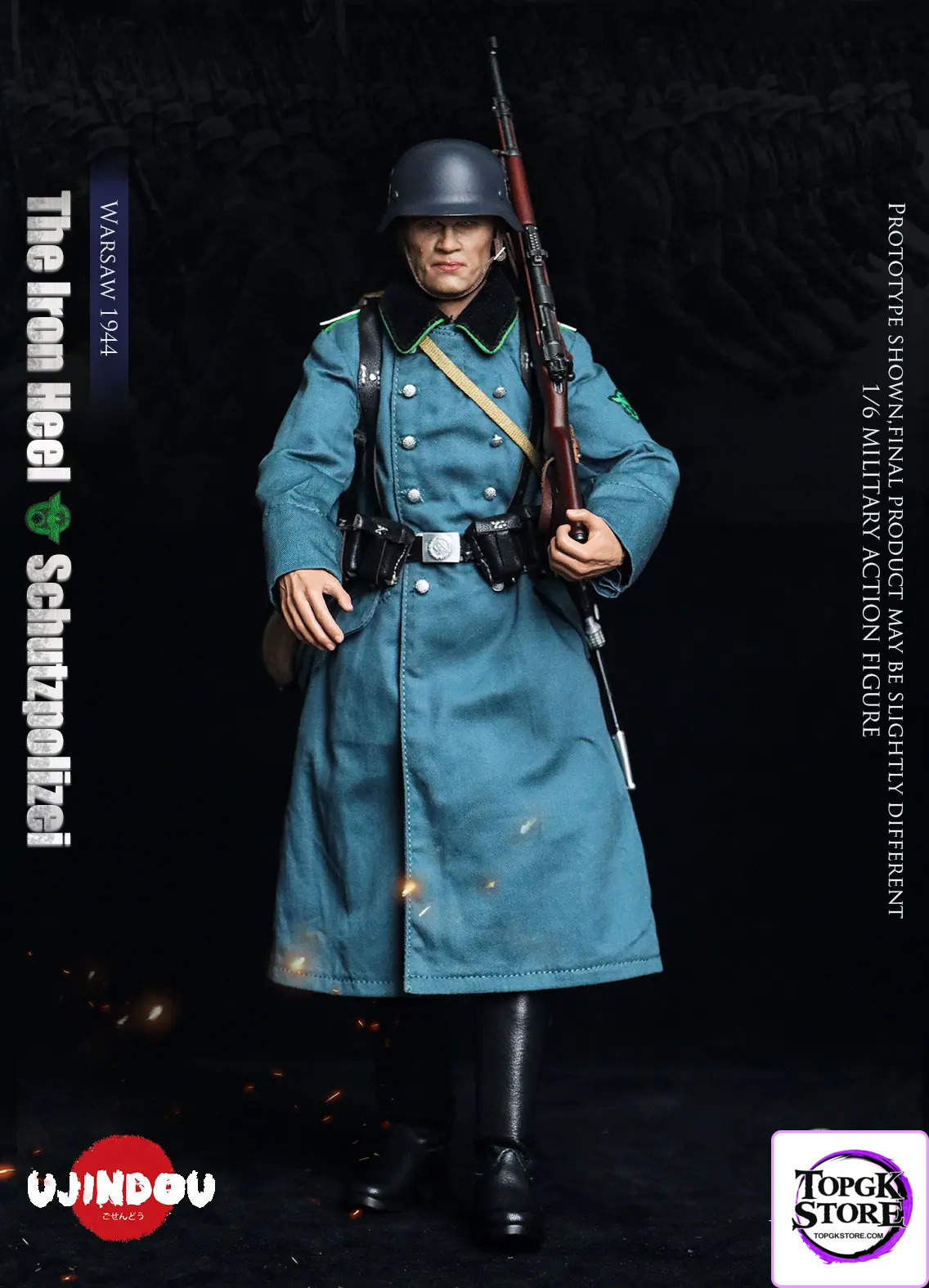 UJINDOU – 1/6 The Iron Heel-WWII German Schutzpolizei Warsaw 1944 UD9057 (Licensed) - Photo 17 | TopGKStore