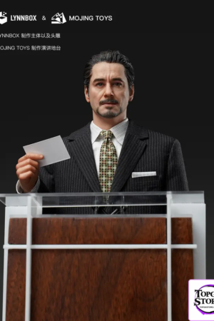 LYNNBOX Studio – Marvel 1/6 Iron Man Tony Stark Press Conference Suit & Podium Set - Photo 2 | TopGKStore