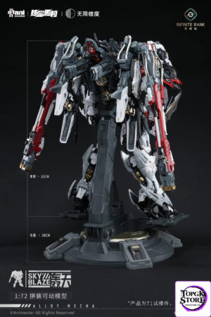 AniMester X Nuclear Gold Reconstruction X INFINITE RANK – SKY BLAZE 1/72 ALLOY MECHA (Licensed) - Photo 2 | TopGKStore