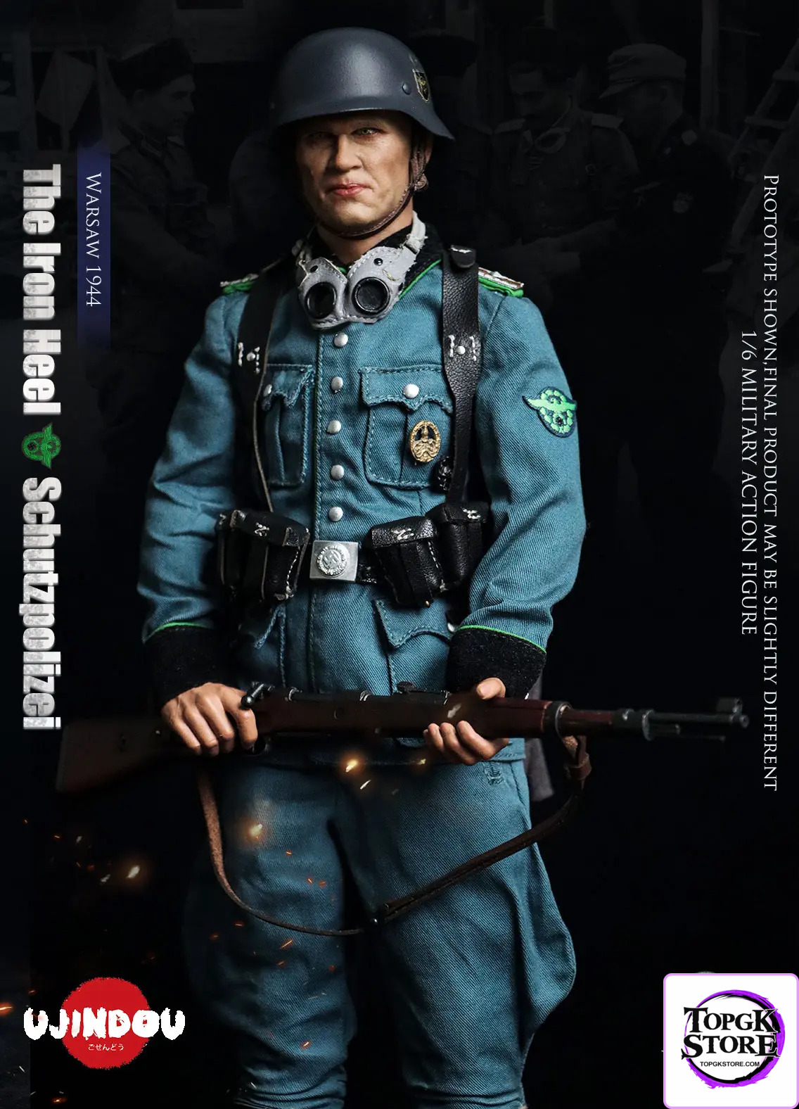 UJINDOU – 1/6 The Iron Heel-WWII German Schutzpolizei Warsaw 1944 UD9057 (Licensed) - Photo 18 | TopGKStore