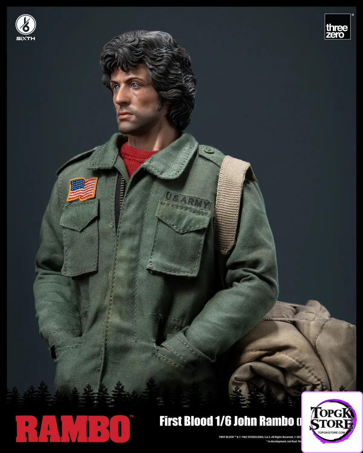 Threezero – Rambo: First Blood 1/6 John Rambo (Field Jacket) 3Z05530W0 (Licensed) - Photo 2 | TopGKStore