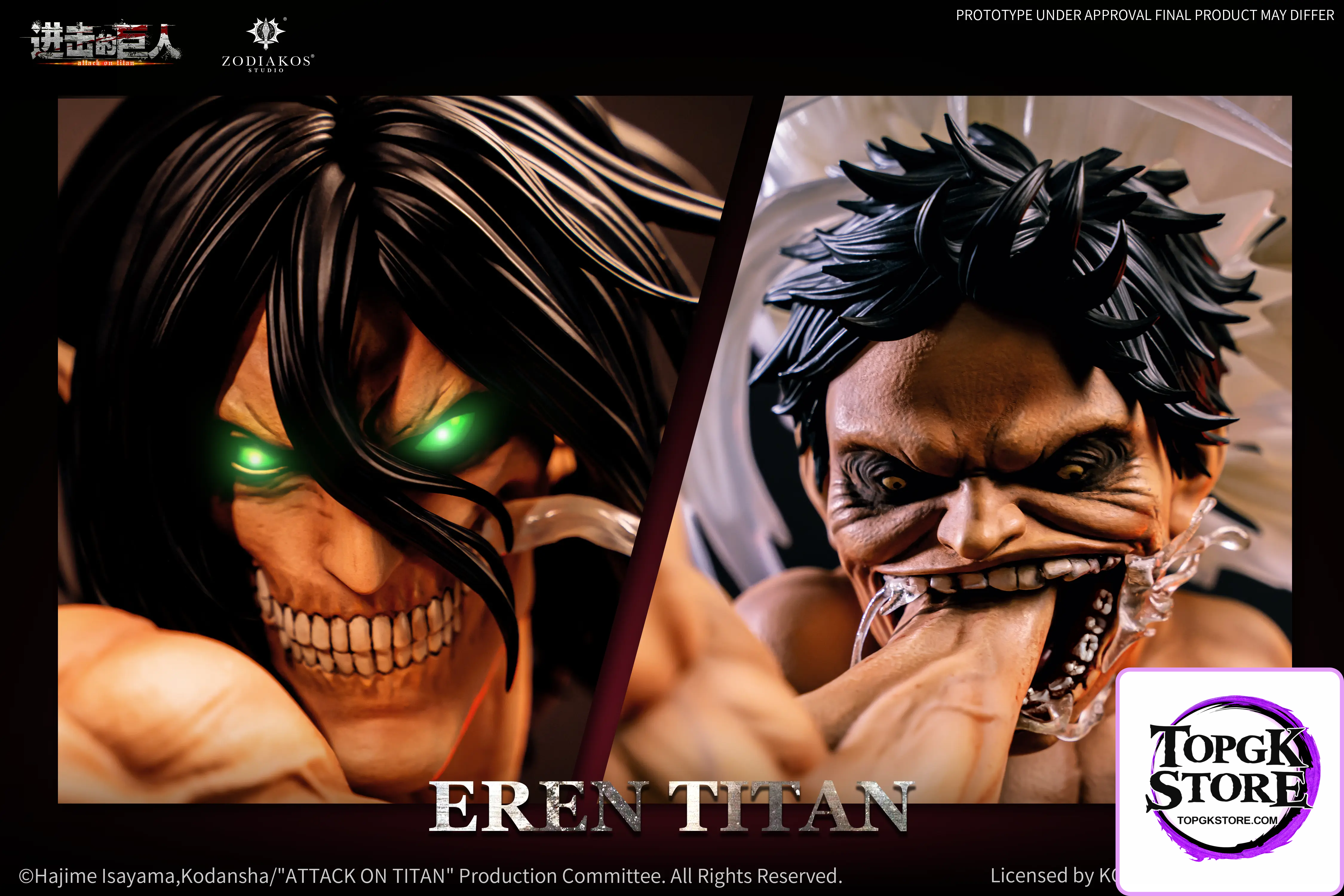 Zodiakos Studio – Attack On Titan Eren Yeager (Licensed) - Photo 3 | TopGKStore